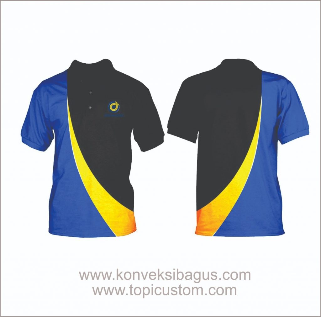 Konveksi Bagus Kaos Polo Biru jpeg